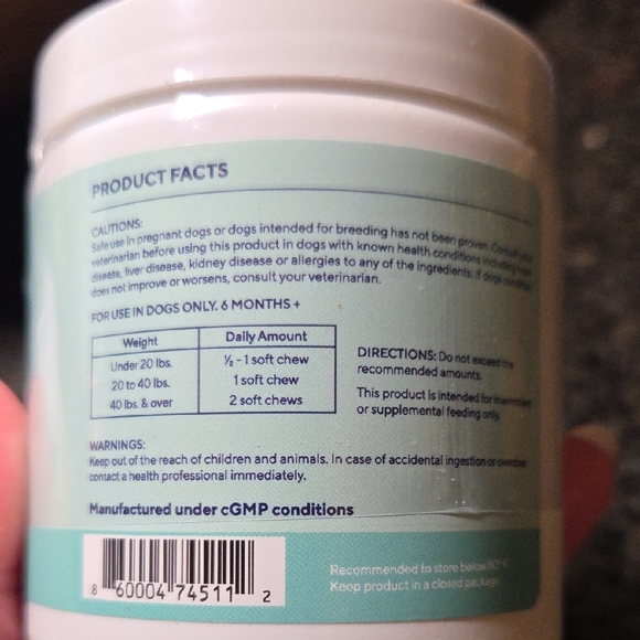 Pawfy Probiotic Chews for Dogs *** New ** Sealed**Made in USA - Picture 3 of 7